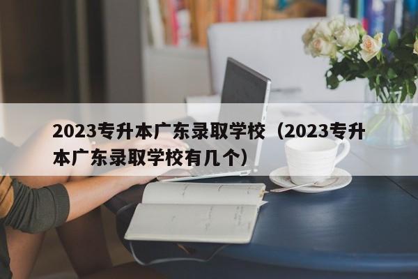 2023专升本广东录取学校（2023专升本广东录取学校有几个）